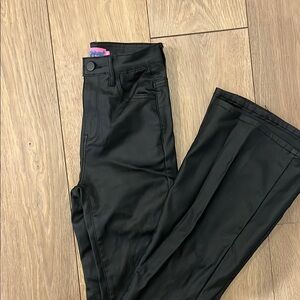 Edikted Black Leather Pants